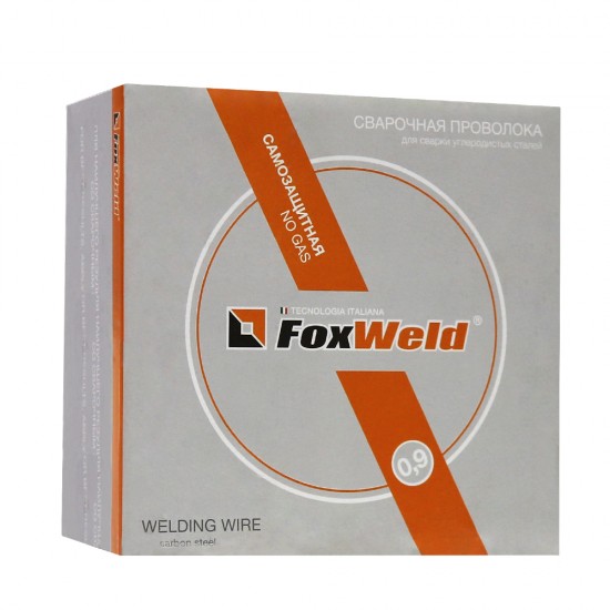 Foxweld Проволока сварочная самозащитная порошковая E71T-GS д.0.8мм, 0,9кг D100 (пр-во FoxWeld/КНР)