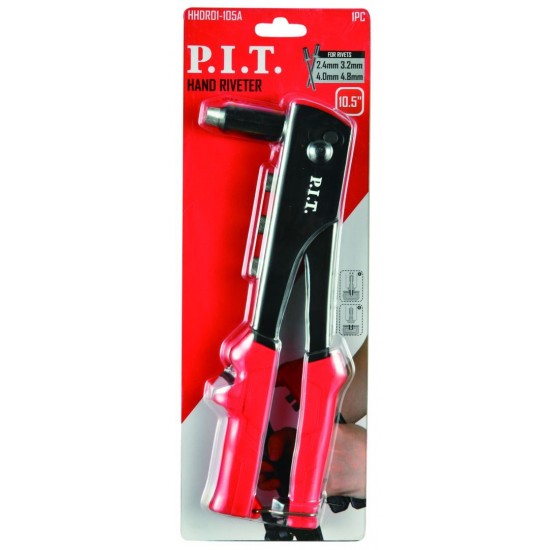 Заклепочник P.I.T.(клепки 2.4,3.2,4.0,4.8 мм)(HHDR01-105A)