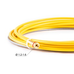Канал 1,2-1,6мм сталь желтый, 5м (124.0044/GM0542, пр-во FoxWeld/КНР)