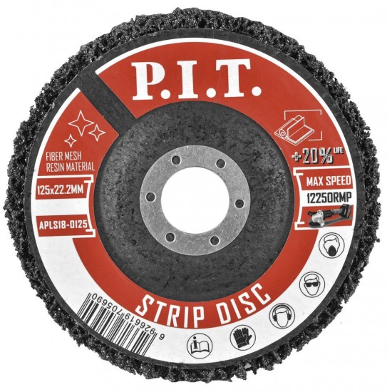 Диск зачистной синтетический P.I.T. 125x22,2 мм(APLS18-0125)