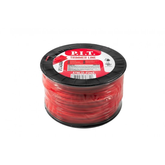 Леска для триммера пятиугольник P.I.T. 3LB 2,4 мм(ATML01-P243)