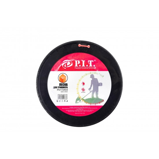 Леска для триммера P.I.T. Р0172403 (квадрат, 2,4мм x 233,55м)