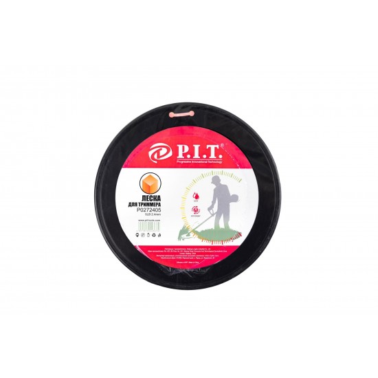 Леска для триммера P.I.T. Р0272405 (квадрат, 2,4мм x 389,25м)