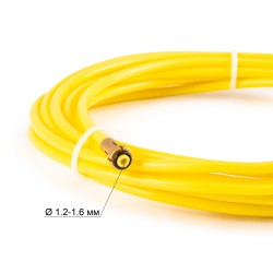 Канал FoxWeld 1,2-1,6мм тефлон желтый, 4м (126.0042/GM0761, пр-во FoxWeld/КНР)